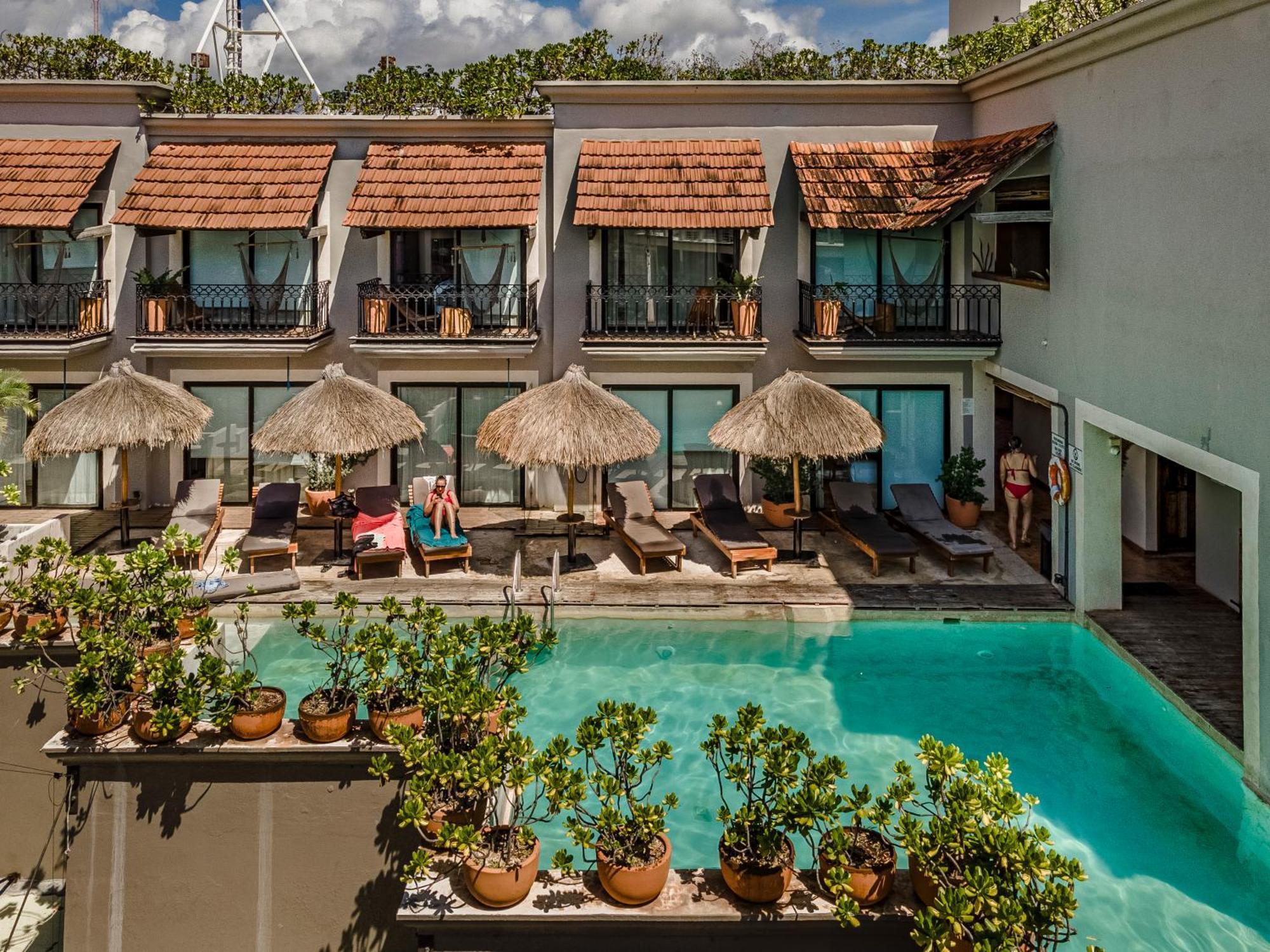 Caribbean Paradise Hotel & Spa - 5Th Avenue Playa del Carmen Exteriör bild