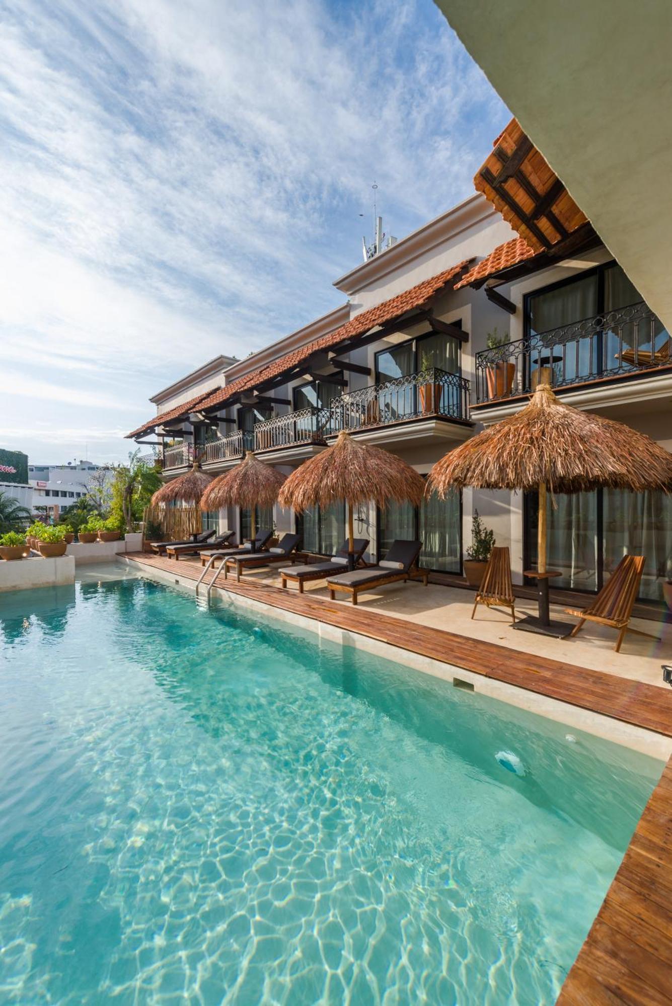 Caribbean Paradise Hotel & Spa - 5Th Avenue Playa del Carmen Exteriör bild